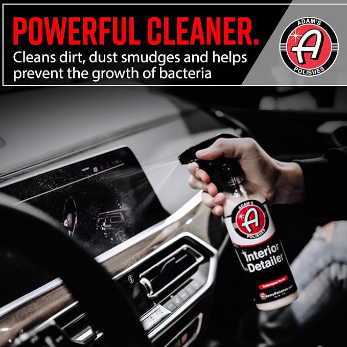 Adam's Polishes Interior Detailer Gallon (Cedarwood) - Total Car Interior Cleaner, Protectant & Dressing | All Purpose Cleaner & Leather Conditioner | Vinyl, Dashboard, Screen, Seat Cleaner & More