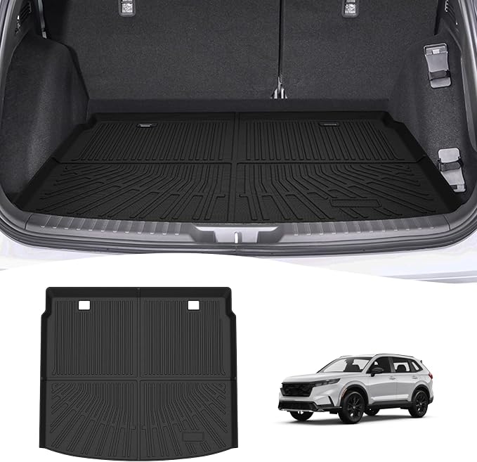 CRV Cargo mat - Trunk Mat for Honda CRV 2023-2026 (Include Hybrid), All Weather Trunk Mat for CRV Accessories, Heavy Duty Rubber Mats, Car Accessories