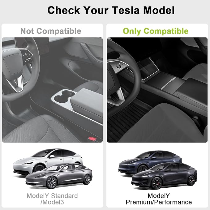 Floor Mats for 2025 2026 Tesla Model Y Juniper, 8PCS All Weather Full Set Cargo Liners Accessories, 3D TPE Odorless Trunk Frunk Rear Mats & Trunk Sill Guard for 5-Seater (Not Fit Standard-YL-7-Seat)