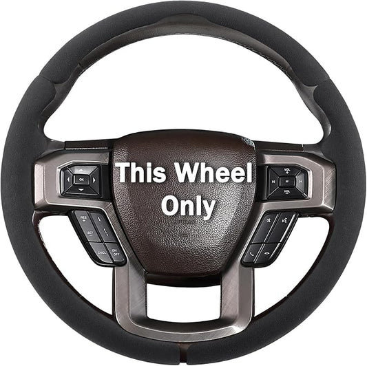 Steering Wheel Cover for Ford F150 2015-2020/ F250 2017-2022/ F350 2017-2022/ F450 2017-2022/ F550 2017-2022/ Ford Expedition 2018-2021 Steering Wheel Protector for Ford Steering Wheel Accessories