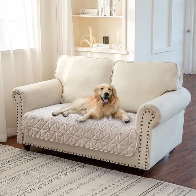 Ameritex Sofa Cover Waterproof for Seats Couch Cover for Dogs Pet Couch Cover Velvet for Chair Loveseat Sofa Machine Washable