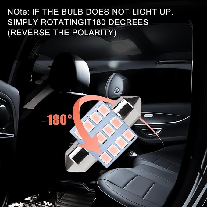 24 PCS Car Interior LED Lights Kit 194 T10 DE3175 578 31mm 41mm LED Bulbs Interior Replacement Bulbs for Car Map License Plate Door Side Marker Dome Light (Pink & Purple)