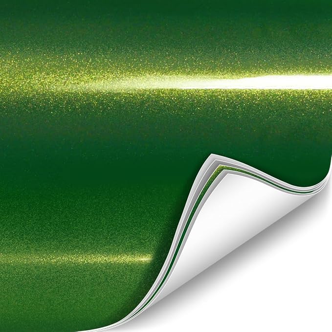 ColorFusion PPF by VViViD, Gloss Urban Green Dry Apply PPF Vinyl Car Wrap Roll 60ft x 5ft