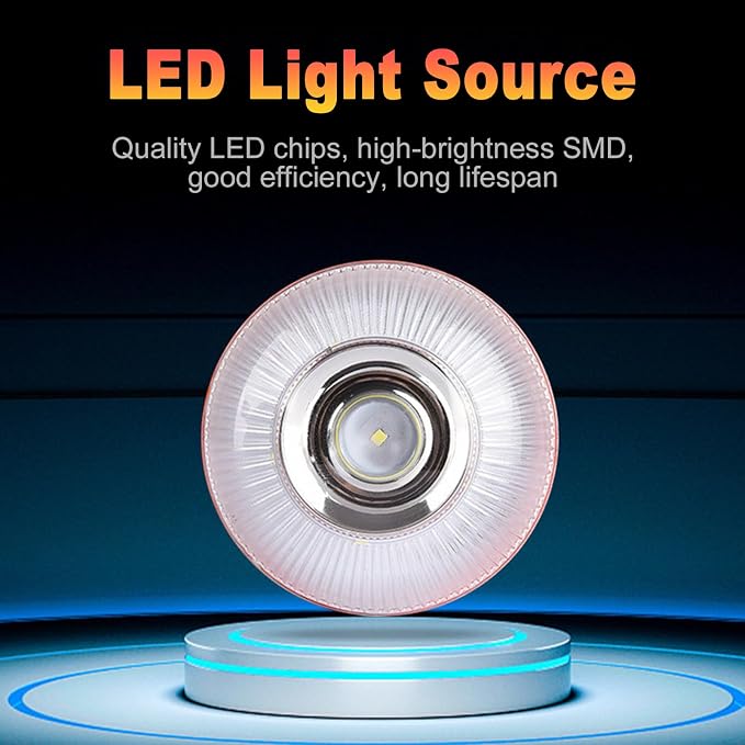 Magnetic LED Emergency Beacon, Flashing Roadside Safety Flare Warning Lamp for Car Breakdown Camping Power Outage