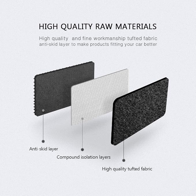 Fit 2006-2011 Honda Civic Floor Mat Carpets Nylon Black | IKON MOTORSPORTS, Factory Fitment Car Front & Rear Car Floor Carpets Carpet liner 2007 2008 2009 2010