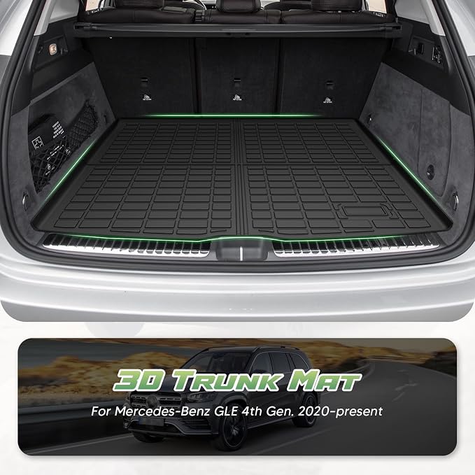 Cartist Cargo Liner for GLE Class 2020-2025 2026, All Weather Cargo Mats for GLE Accessories, Heavy Duty TPE Trunk Mat, Car Accessories