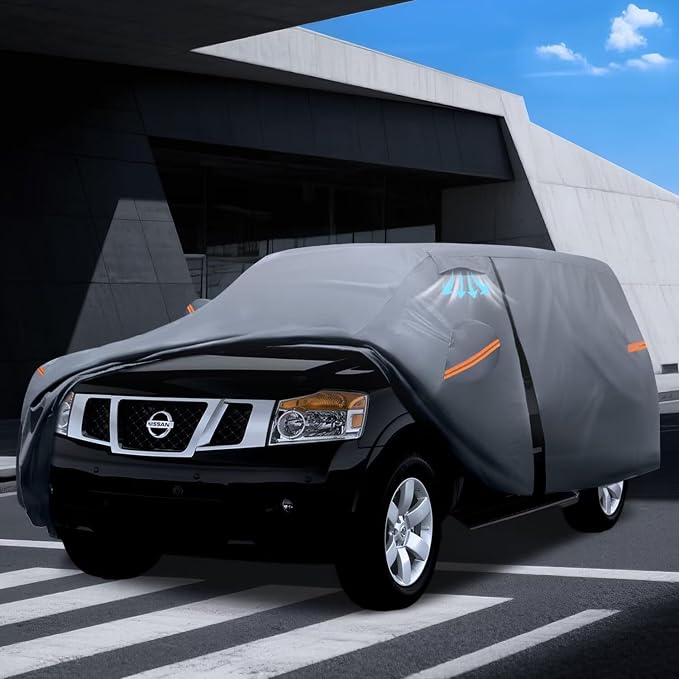 Large SUV Car Cover for Nissan Armada (2003-2026) 100% Waterproof All Weather, Heavy Duty Outdoor Full Exterior Covers Rain Sun Wind UV Protection.