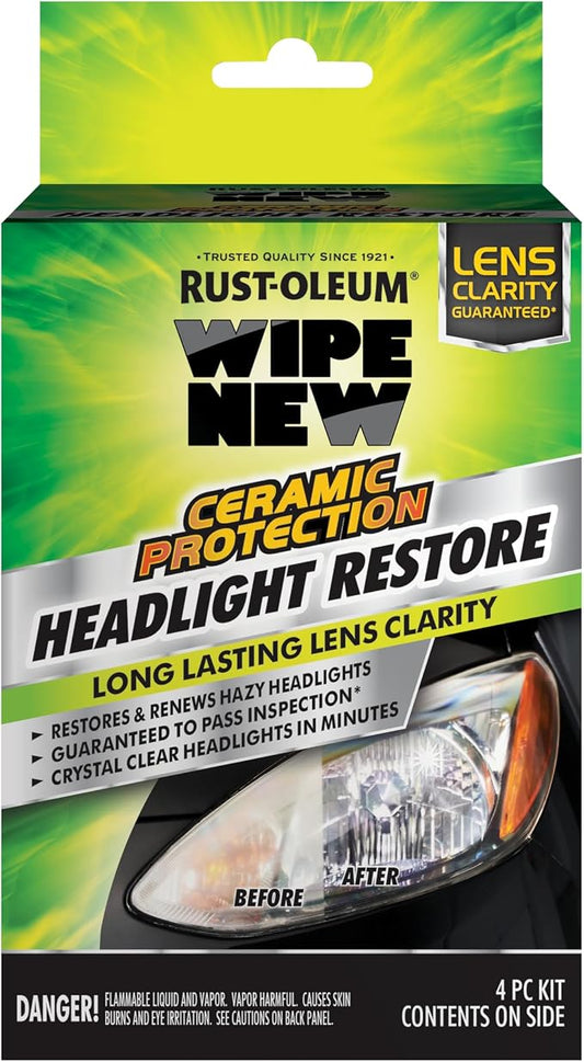 Rust-Oleum 397048 Wipe New Headlight Restore, 0.5 FL OZ