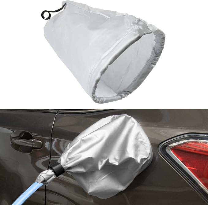 Electric Car Charger Cover, Magnetic Adhesion EV Charger Plug Cover for Most Electric Cars Outdoor Waterproof Sun UV Rain Snow All Weather Protection Electric Car Charging Port Plug Cover (Silver) | Ev cable cover, outdoor waterproof sun uv rain snow, ...