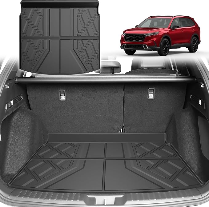 Cargo Liner Fit for Honda CRV 2026 2025 2024 2023 (Gasoline & Hybrid) | TTX LIGHTING Cargo Mat All-Weather TPE Trunk Mat Cargo Tray CR-V Accessories (Fit Upper Deck Only)