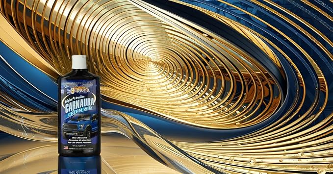 Gliptone Original #1 Brazilian Carnauba Cream Wax, Non Abrasive Premium Protection For All Paint Finishes, 16 Fl Oz