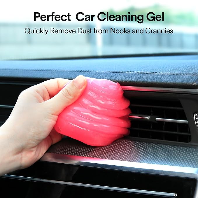PULIDIKI Car Cleaning Gel Detailing Kit Automotive Dust Car Crevice Cleaner Slime Auto Air Vent Interior Detail Removal for Car Putty Cleaning Keyboard Cleaner Car Accessories