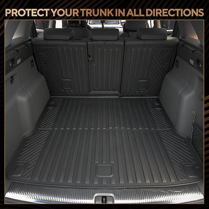 Naibeve Floor Mats for 2011-2012 Jeep Grand Cherokee | All Weather Custom Fit Floor Mats, Cargo Mat, Backrest Mats, Door Sill Guards Interior Protector accessories