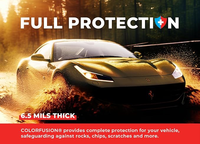 ColorFusion PPF by VViViD, Gloss Midnight Sun Dry Apply PPF Vinyl Car Wrap Roll 60ft x 5ft