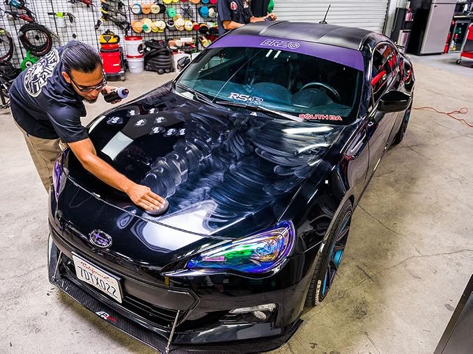 Chemical Guys, Black Light Hybrid Glaze & Sealant for Dark Colors, 16 oz | Glaze and sealant in one smooths minor marks and deepens gloss on black and dark paint, by hand or machine