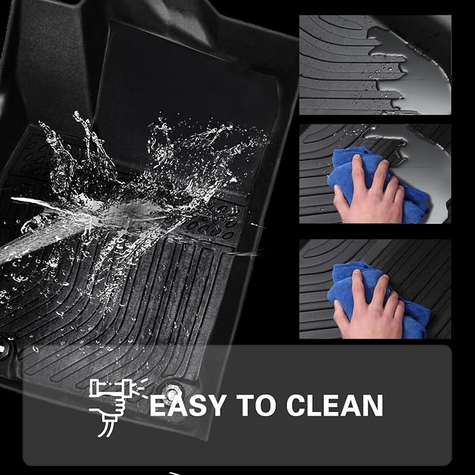 All Weather Floor Mats for BMW X3 2011-2017, Floor Mats Fits 1st & 2nd & Row, 3D Anti-Slip Waterproof TPE Rubber Protector Car Mats Full Set Liners