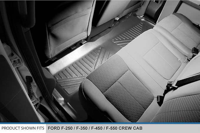 MAXLINER Floor Mats 2nd Row Liner for 2011-2011 Ford F-250