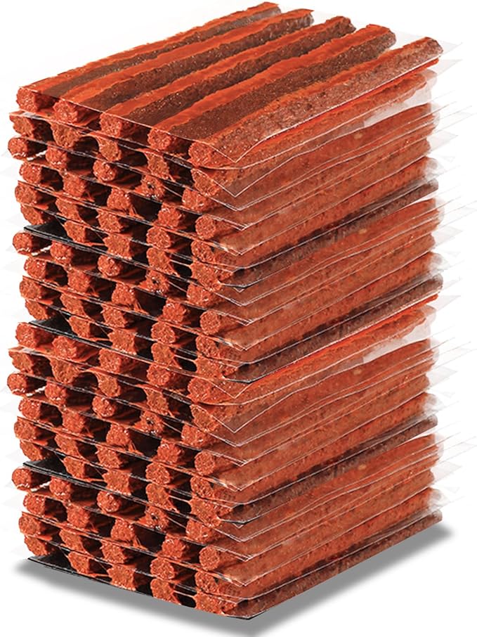 100 Pcs Tire Repair Plugs, Tire Repair Gum for Tubeless Puncture,Tires Strings Rubber Plug Tool for Car, RV, SUV, ATV, Motorcycle, Truck,Tractor