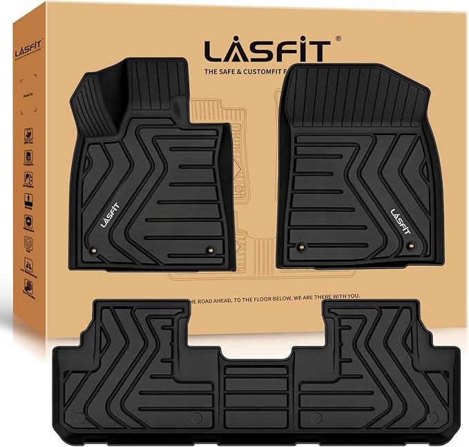 LASFIT Floor Mats for Lexus RX 2022 2021 2020 2019 2018 2017 2016 RX350 RX450h(Not for RX L), All Weather Floor Liners Custom Fit TPE Car Mats,Front & Rear Mats, Black | Not for RX350L,RX450HL, 3D Custom Fit TPE All Weather Floor Liners, Full Coverage ...
