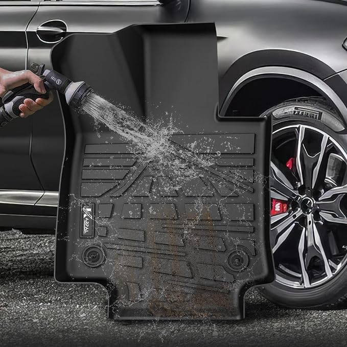 KARPAL Floor Mats for Toyota RAV4 2019-2025 (Include Hybrid), Custom Fit All Weather TPE Floor Liners, 1st & 2nd Row & Cargo Liner & Backrest Mat, RAV4 Accessories