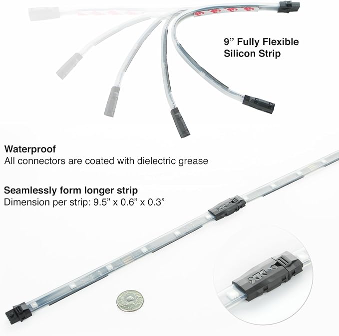 XKGLOW KS-CAR-ADVANCE LED Light Strips & Kit