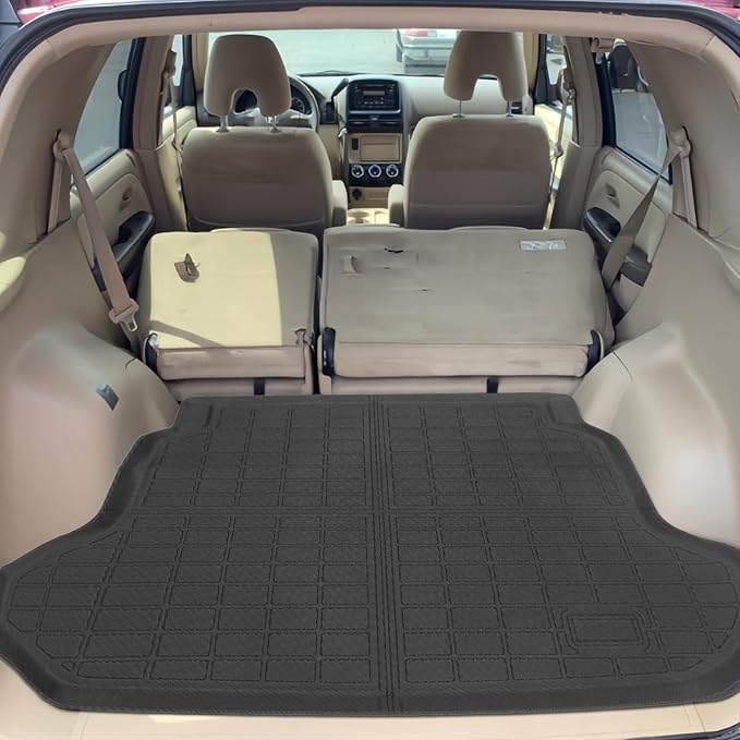 Compatible with Honda CRV 2002-2006 (Not Fit Manual transmissions) Floor Mats & Cargo Liner,All Weather Protection TPE, Anti-Slip Floor Liner Compatible with CRV 2002 2003 2004 2005 2006 Accessories