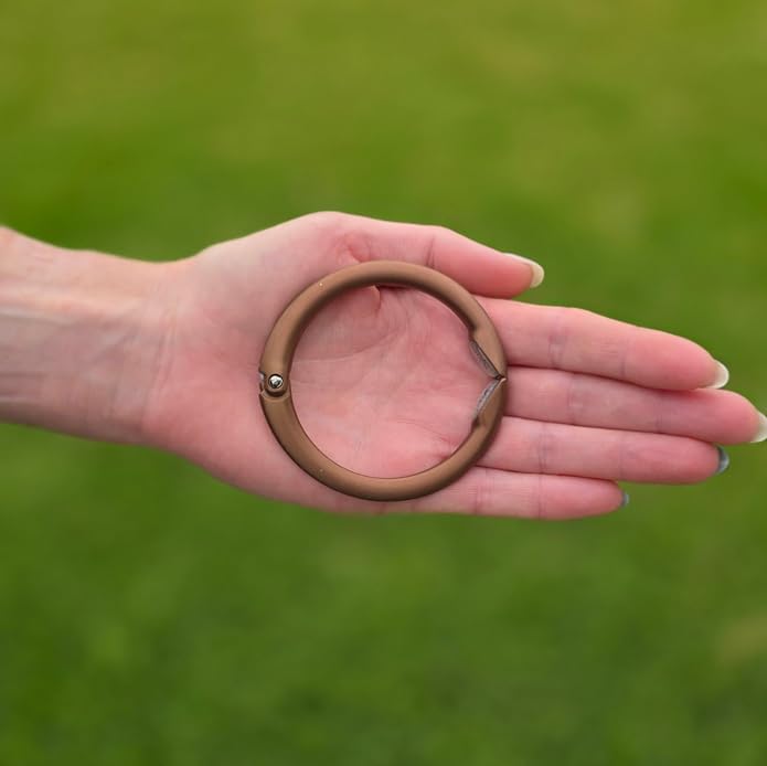 Clipa Bag Hanger Collection, The Ring that Opens into a Hook, Auto Closes | Holds 15 kg, Needs only 10mm to Hang a Hand Bag, Easy to Use with One Hand, The Instant Bag Hanger, 3 yr Warranty