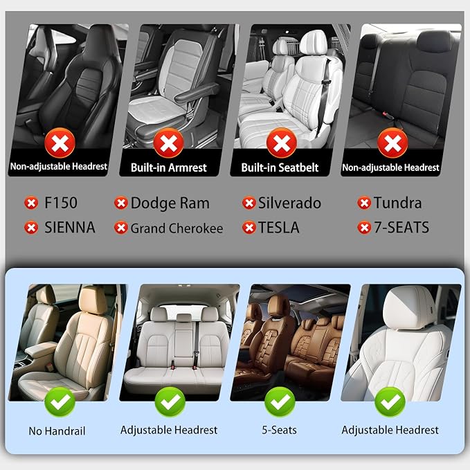 NS YOLO Leather Car Seat Covers,Universal Fit for Most Cars,SUVs and Sedans,Waterproof Luxury Leatherette Cushions, 2 Seats Protectors (Black, Front Pair-2 Seats(Driver and Passenger))