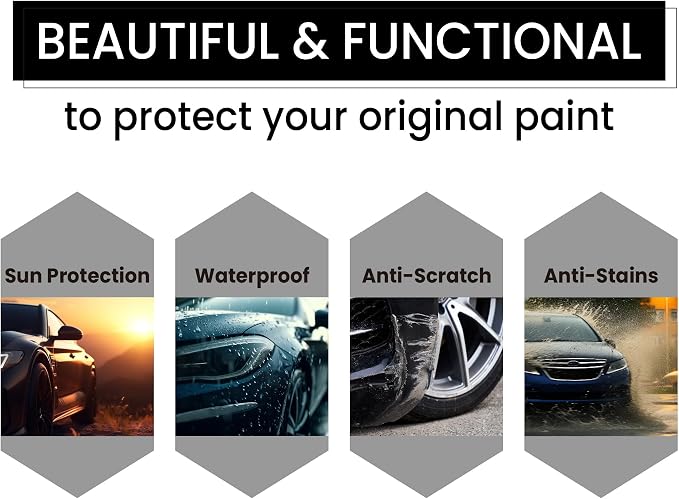 TAPEBEAR 2Sheets Matte Black Vinyl Wrap 1ft x 5ft, Car Wrap Vinyl Roll with Air Release Tech, Automotive Realistic Wrap Film, DIY Decal Sheet, Paint-Like Finish, Self Adhesive, Stretchable, Total 10ft