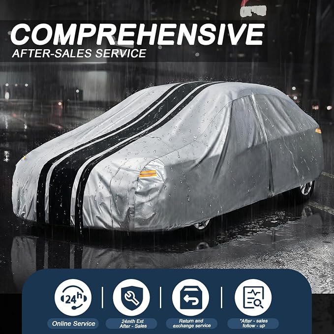 Car Cover Custom Fit for Mazda Miata MX 5 MX-5 MX5 Sedan Coupe (1990-2026) | Waterproof All Weather for Automobiles Full Exterior Cover Rain Sun Snow UV Protector.