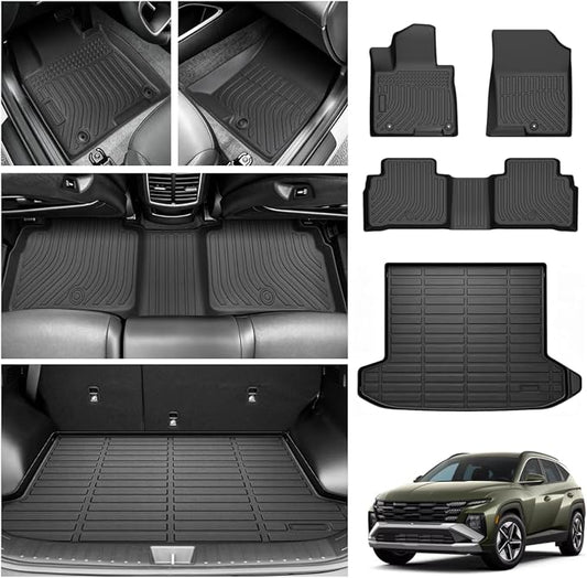 Cartist Floor Mats for Hyundai Tucson Gas 2022-2025 2026 (Not Fit Hybrid or PHEV), All Weather Cargo Liner for Tucson Accessories, Heavy Duty Tucson SE | SEL | Limited | XRT Car Mats, Car Accessories