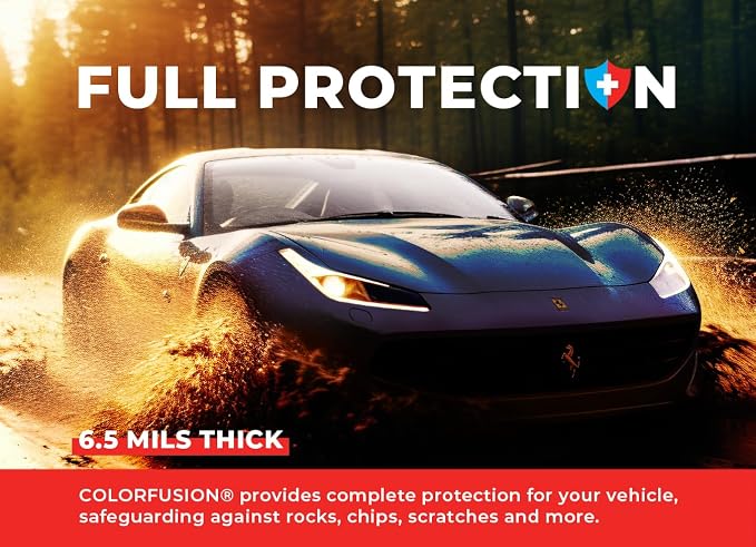 ColorFusion PPF by VViViD, Gloss Metallic Blue Chameleon Dry Apply PPF Vinyl Car Wrap Roll 20ft x 5ft