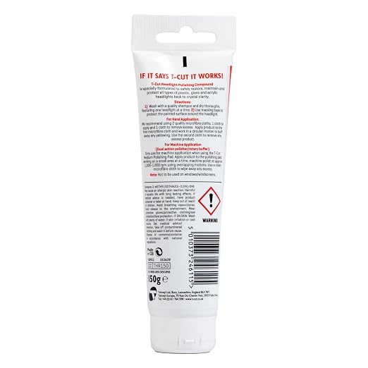 T-Cut Headlight Polishing Compound, 0.33 lb