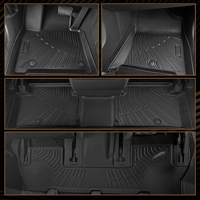 Naibeve Floor Mats for 2012-2017 Toyota Prius V - All Weather Custom for Toyota Prius V Floor Mats & Cargo Mat Waterproof Interior Accessories