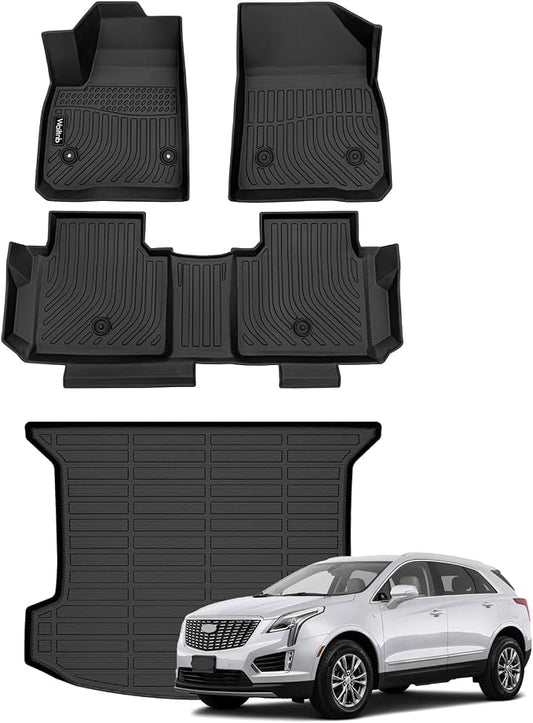 Wailtnb-Car Floor Mats Custom Fit for Cadillac XT5 2017-2025 2026 All Weather Car Mats Durable Automotive Floor Liners XT5 Accessories 2025