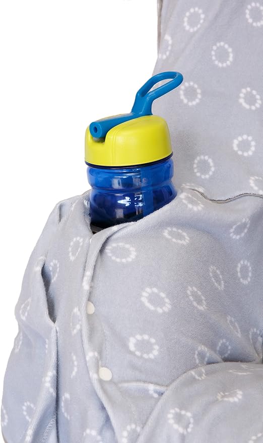 Niko Easy-Wash Children's Car Seat Cover & Liner - Gray Cotton Poly Blend Terry - Fits Most Toddler Car Seats - Universal Fit - Waterproof SEAT Bottom - Machine Wash and Dry