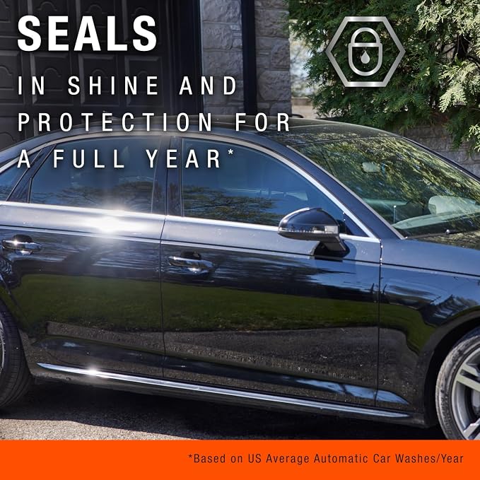 Nu Finish Once a Year Polish and Sealant - Professional Car Polish, 3-in-1 Ceramic Technology to Repair Scratches & Protect Paint, Gift for car Lovers