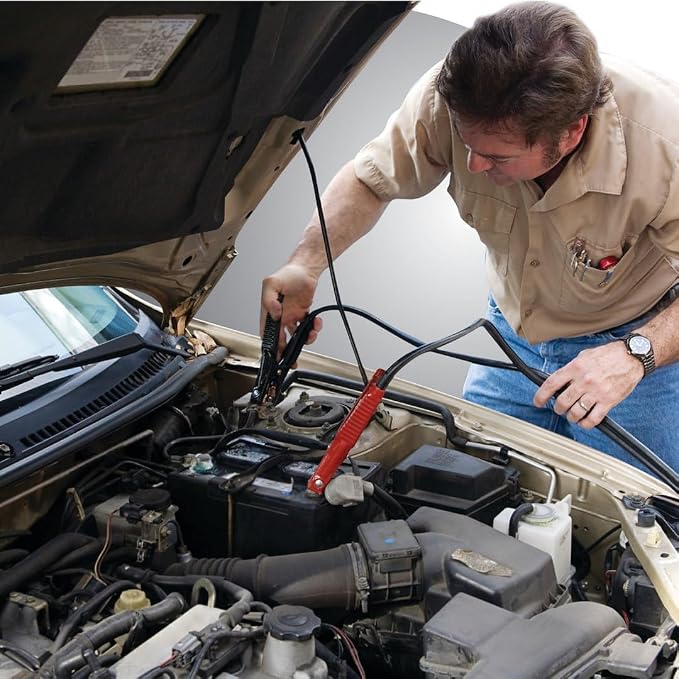 Performance Tool W1673 20' 4-Gauge 500 AMP All Weather Jumper Cables