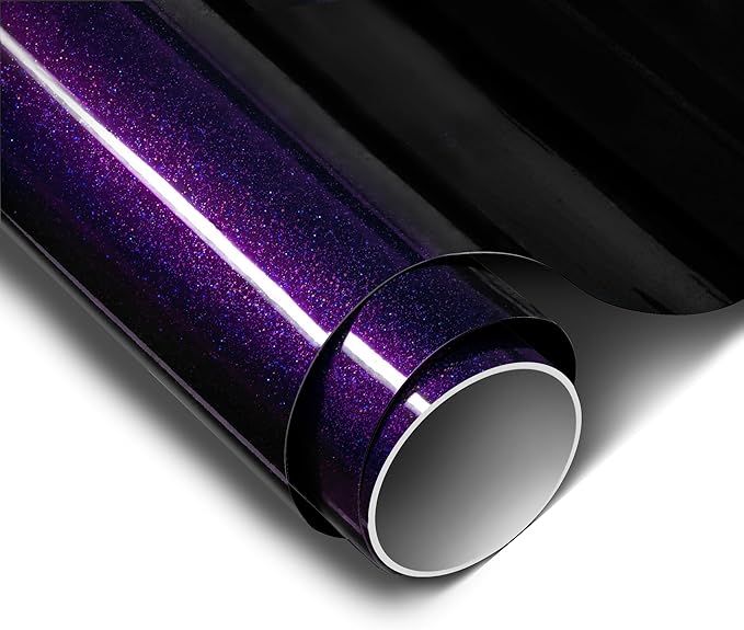 ColorFusion PPF by VViViD, Gloss Cosmic Purple Dry Apply PPF Vinyl Car Wrap Roll 6ft x 5ft