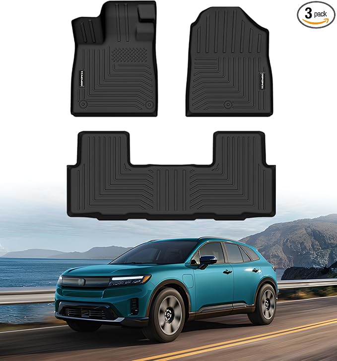 Floor Mats for 2026 Honda Passport RTL/TrailSport All Weather Floor Liners TPE Rubber Fit for Honda Passport 2026 Anti-Slip Full Set Automobile Mats Accessories