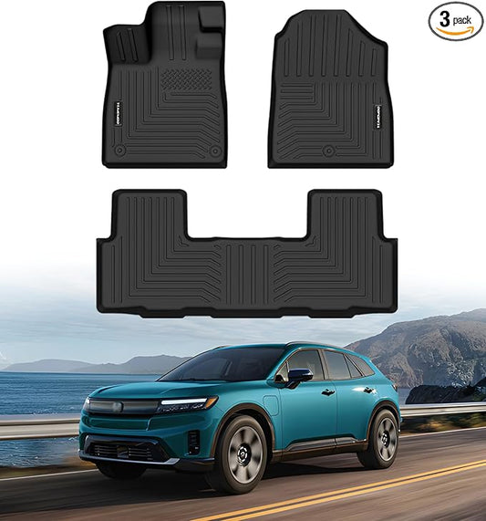Floor Mats for 2026 Honda Passport RTL/TrailSport All Weather Floor Liners TPE Rubber Fit for Honda Passport 2026 Anti-Slip Full Set Automobile Mats Accessories