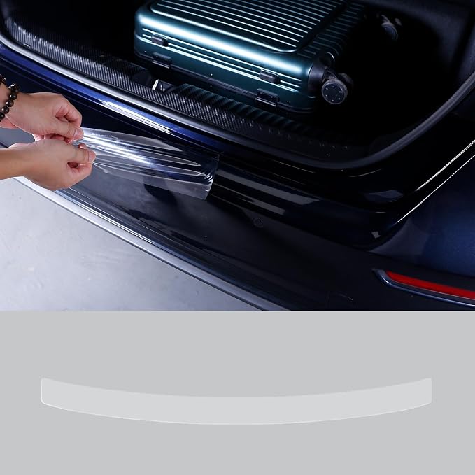 Car Rear Bumper Protector Guard for Honda Accord 2023-2026 Accessories, 8.5 Mil Clear TPU PPF Paint Protection Film, Invisible Anti-Scratch Trunk Lip Shield (1 PCS)