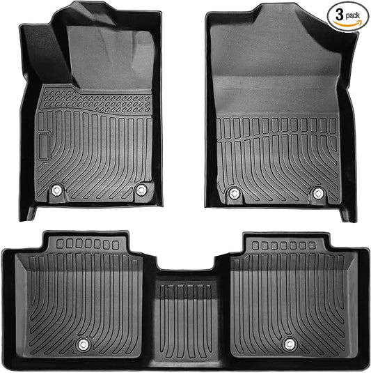 Floor Mats for 2013-2018 Lexus ES350,All-Weather TPE Rubber Floor Mats Fits 1st & 2nd & Row,Anti-Slip Floor Liners Full Set Automobile mats Accessories Black