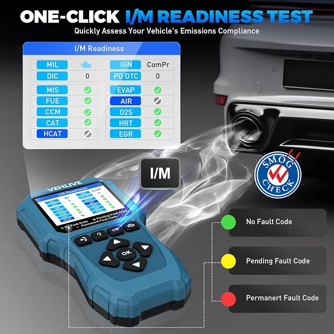V880 OBD2 Scanner Diagnostic Tool for Car Code Reader/Reset Emissions Test