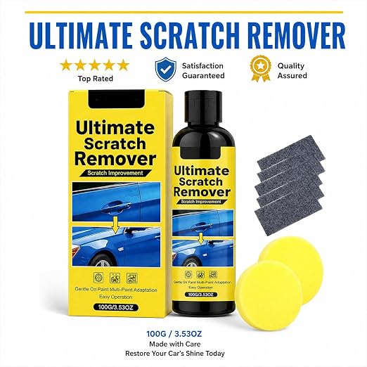 Nanopolix Scratch Remover, Nanopolix Ultimate Scratch Remover, Scratch Car Scratch Remover Kit, Quick Repair Scratches and Restore Shine, All Paint Colors Polishing Kit