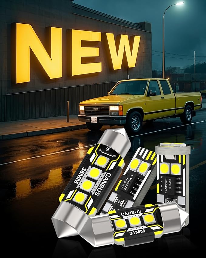 BMT xms Car Interior LED Light Replacement for Mazda 3 BL BM BN 2010-2019,6000K Super Bright Interior Light Bulbs Package, 9pcs