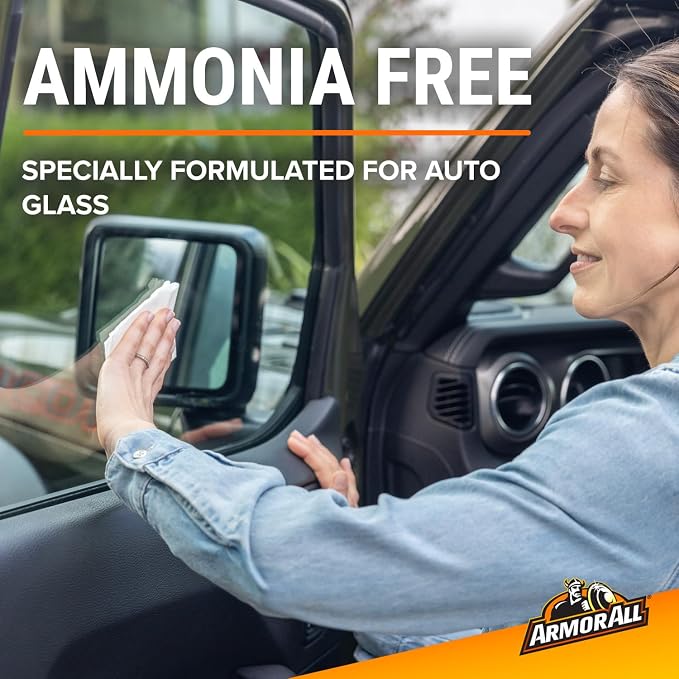 Armor All Car Interior Value Pack, 60 Count, Glass Wipes and Protectant Wipes