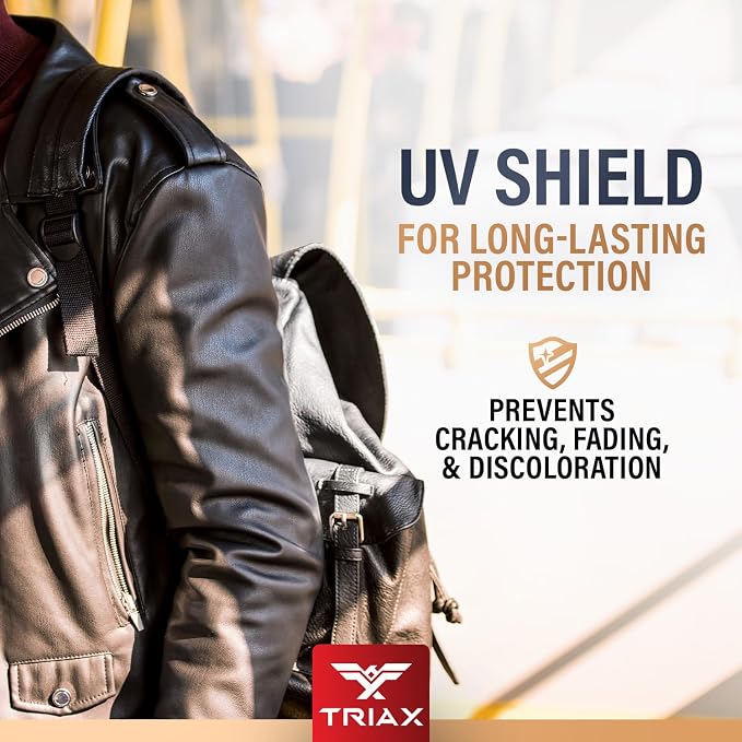 Triax Leather Conditioner Cleans, Restores, and Protects Vehicles, Clothing, and Furniture (Pack of 2-12 Ounce)
