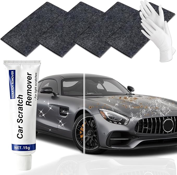 Nano Sparkle Cloth Car Scratch Remover, Nanosparkle Cloth for Car Scratches, Car Scratch Remover, Restore Scratched Paint to A Glossy, Like-New Finish, Simple, Effective, and Fast Results