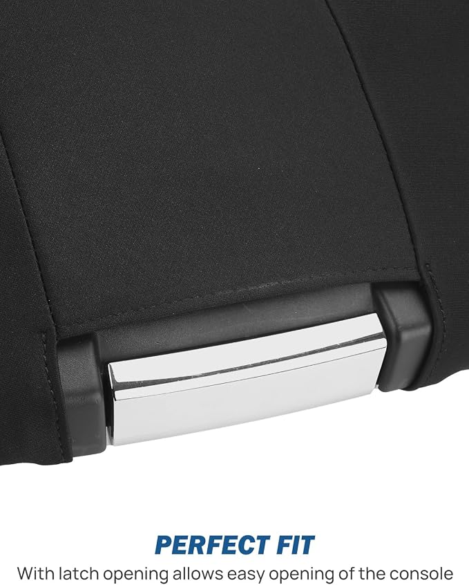 JOYTUTUS Center Console Cover Compatible with 2013-2018 Ram 1500 & 2013-2026 Ram 2500/3500/1500 Classic Model Jump Seat Console, Neoprene Arm Rest Armrest Cover for Car, Middle Console Cover Lid